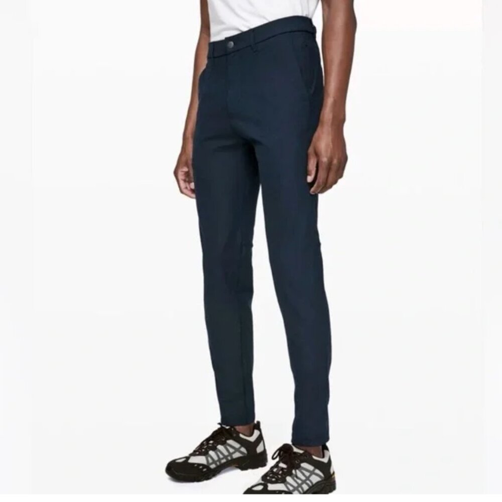 Lululemon Commission Slim-Fit Pant 32W 30L *Ventlight Navy Blue